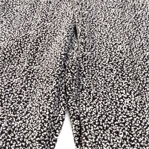 ANTHRPPOLOGIE BLACK AND WHITE CROP FLARED PANTS SIZE SMALL